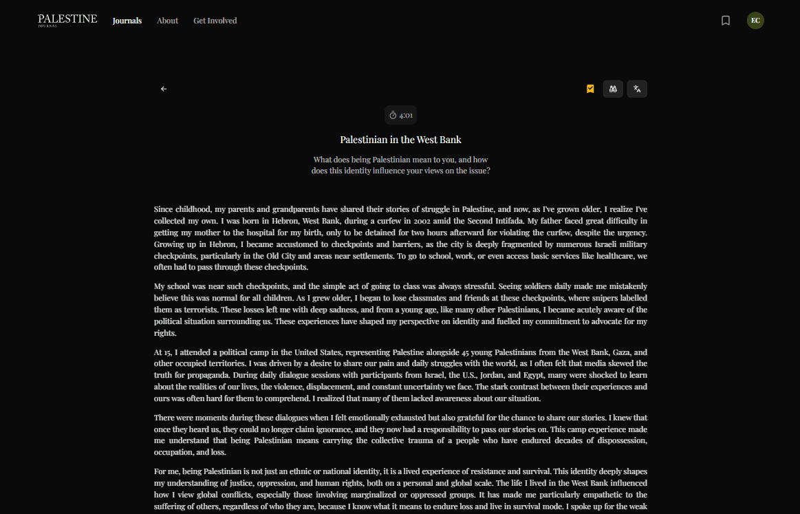 Palestine Journal